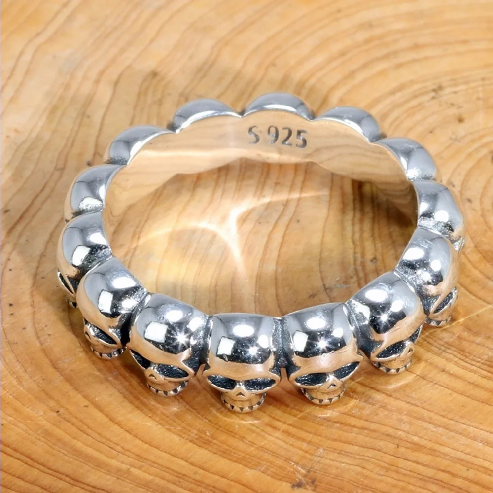 Sterling Silver Skull Ring